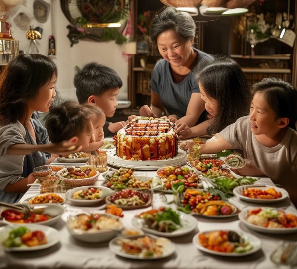 可以是，一年的贡献一元来，美食守护母亲！