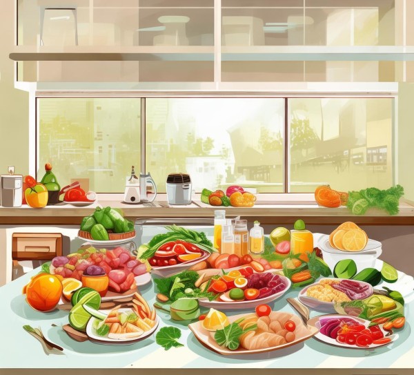 根据需要,建议每天喂3-4餐,每餐提供不同的营养,涵盖蛋白质、碳水化合物、维生素和矿物质,确保全面营养需求。